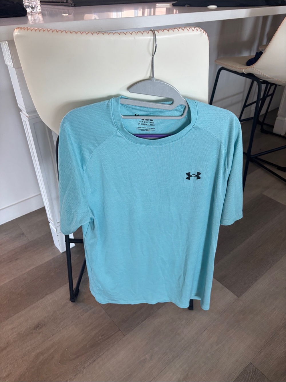Under Armour Men’s Short Sleeve Performance Tee - Aqua Blue